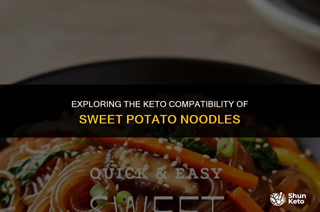 are sweet potato noodles keto friendly
