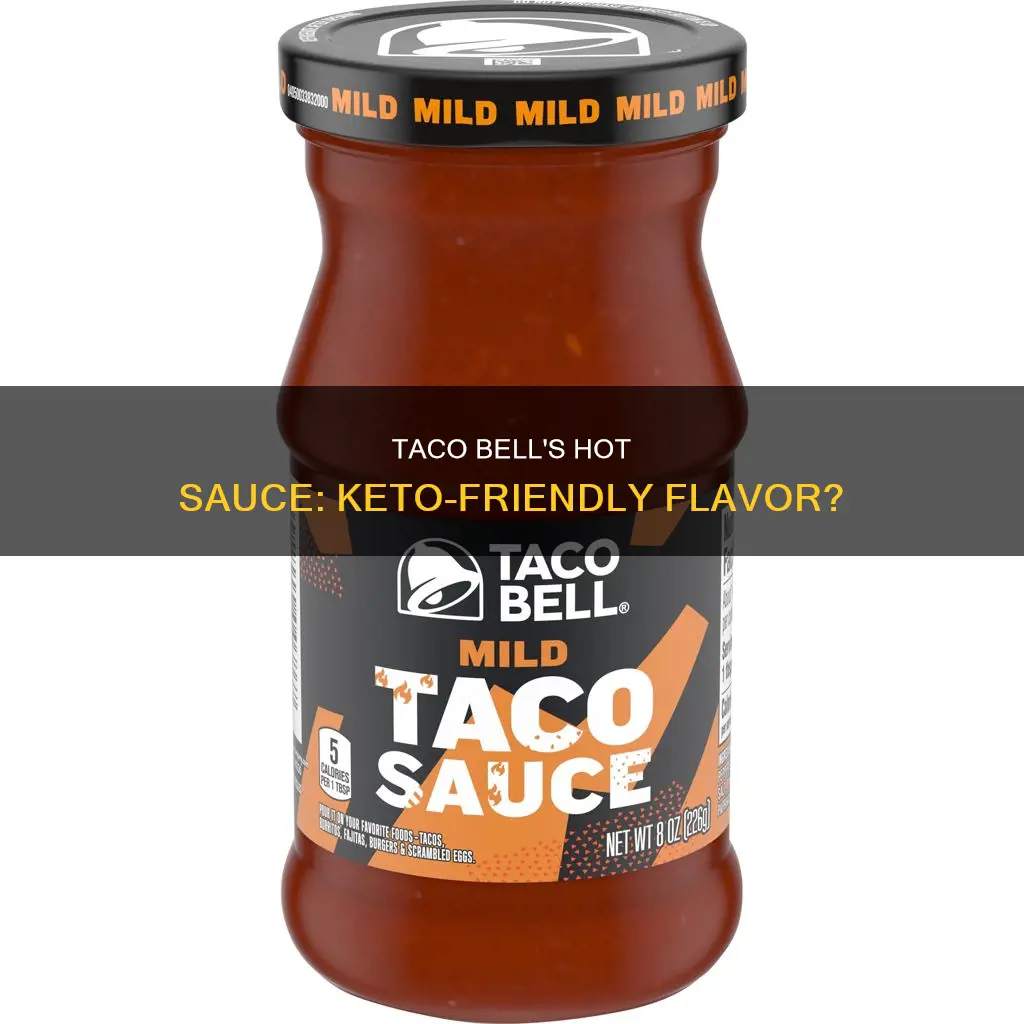 are taco bell hot sauce packets keto