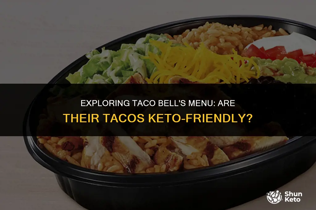 are taco bell tacos keto friendly