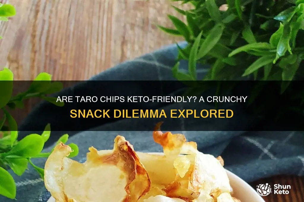 are taro chips keto