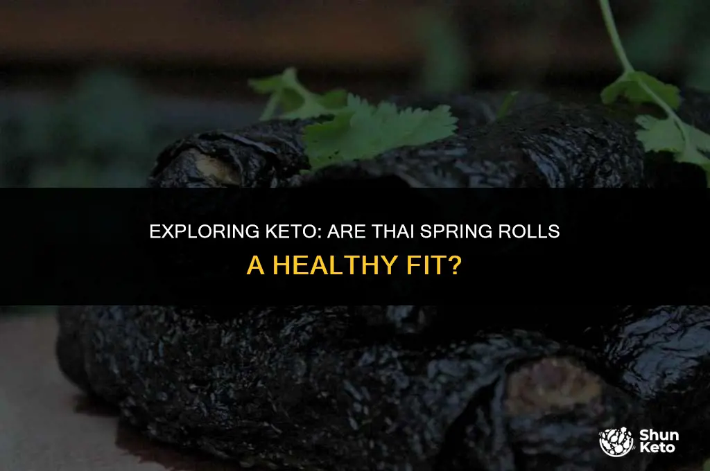 are thai spring rolls keto friendly