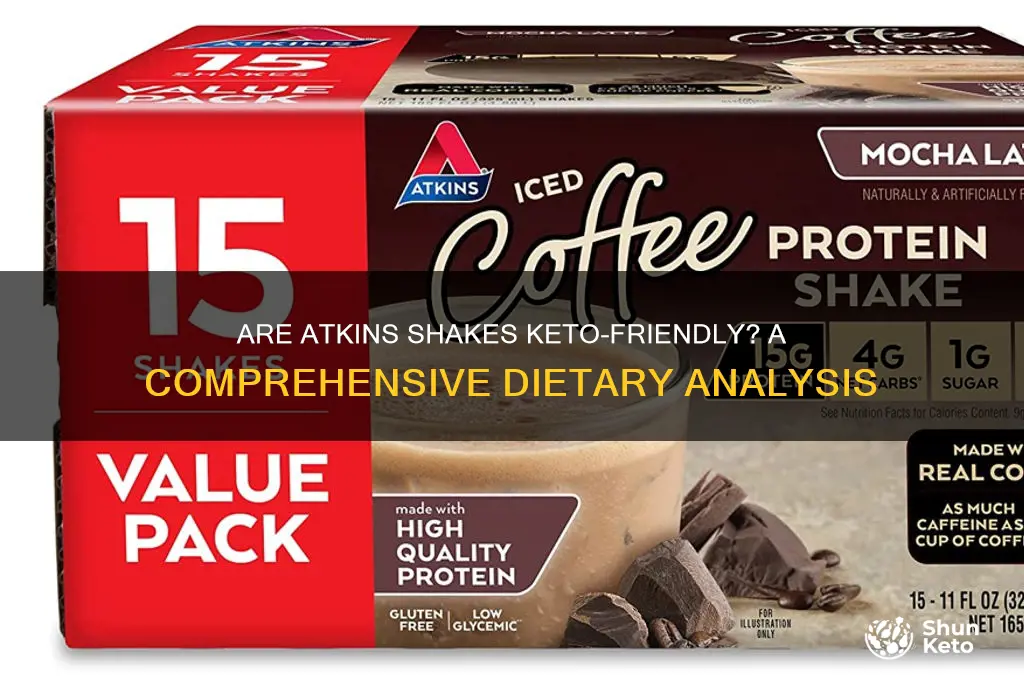 are the atkin shakes keto