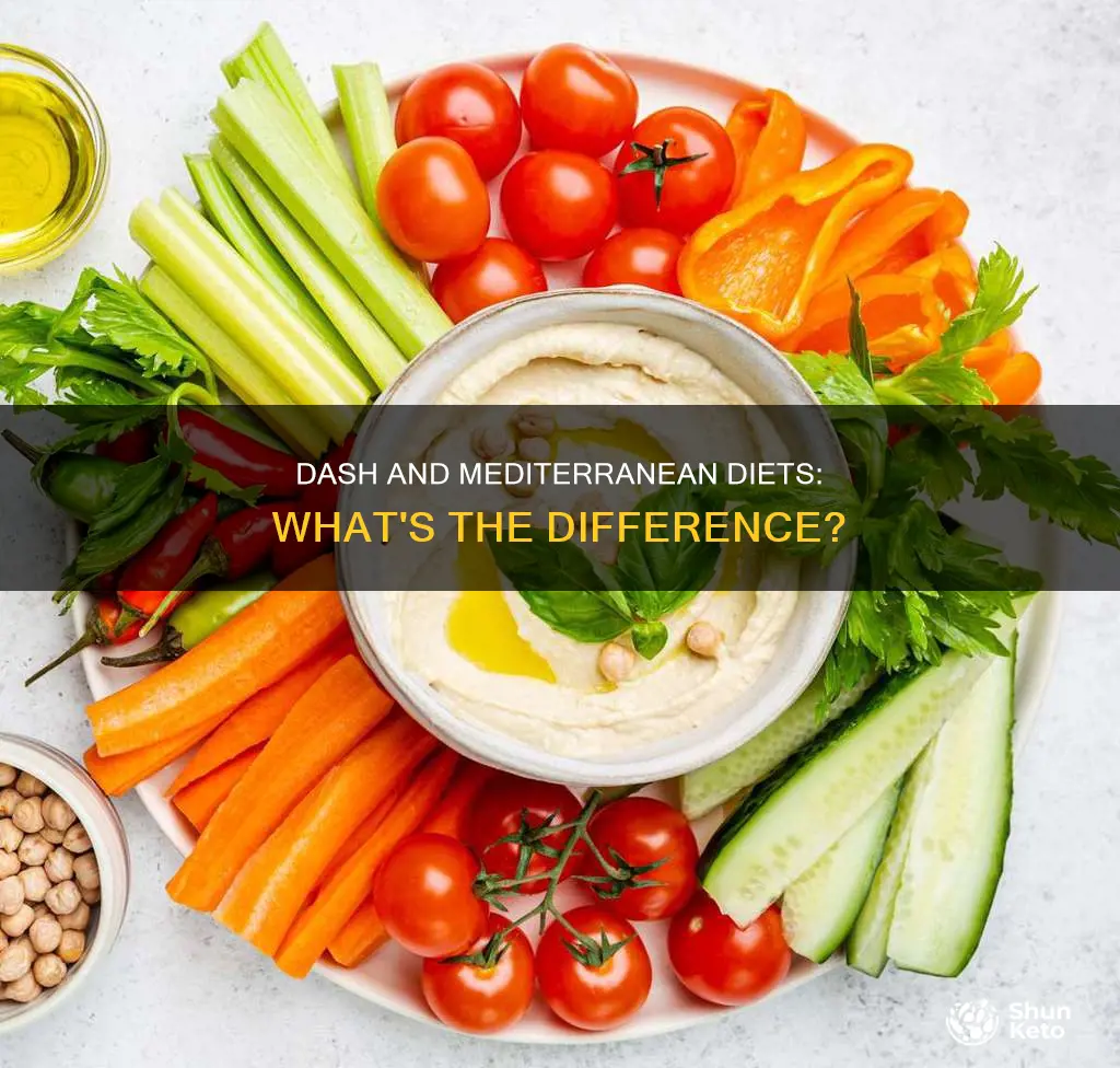 are the dash diet and mediterranean diet the same
