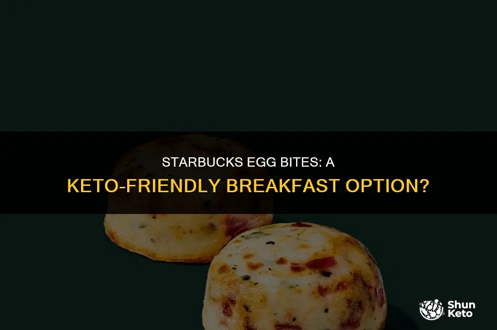 are the egg bites at starbucks keto friendly