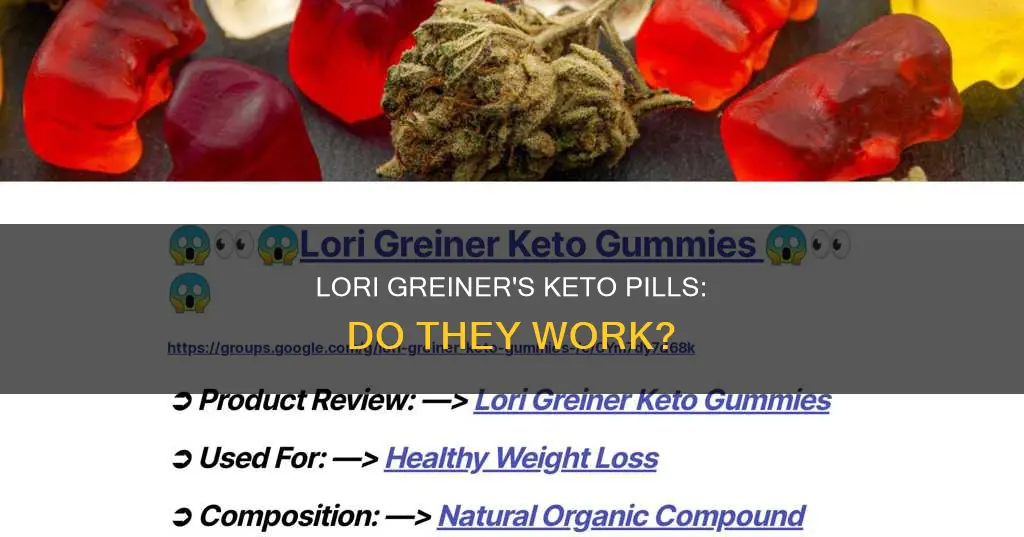 are the keto pills really used by lori greiner