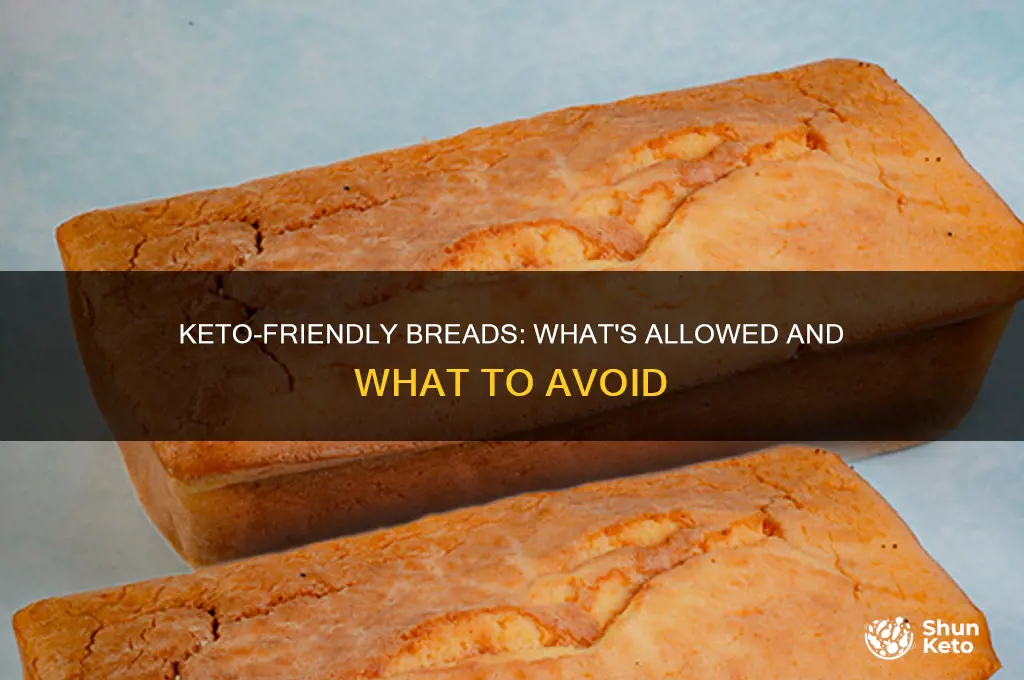are there any breads allowed on keto diet