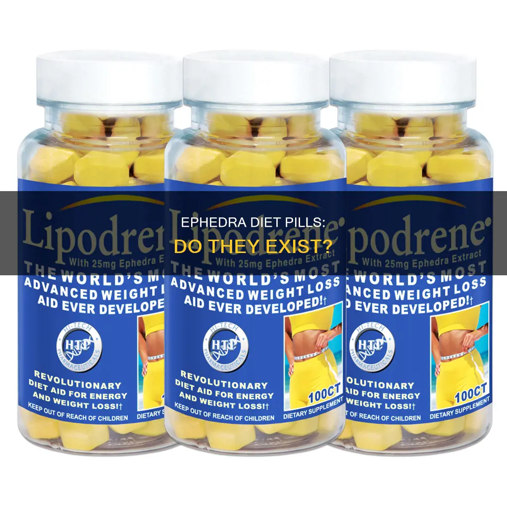 are there any diet pills with ephedra in them