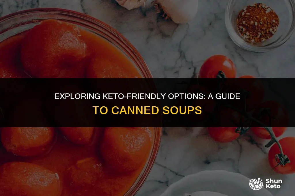 are there any keto friendly canned soups
