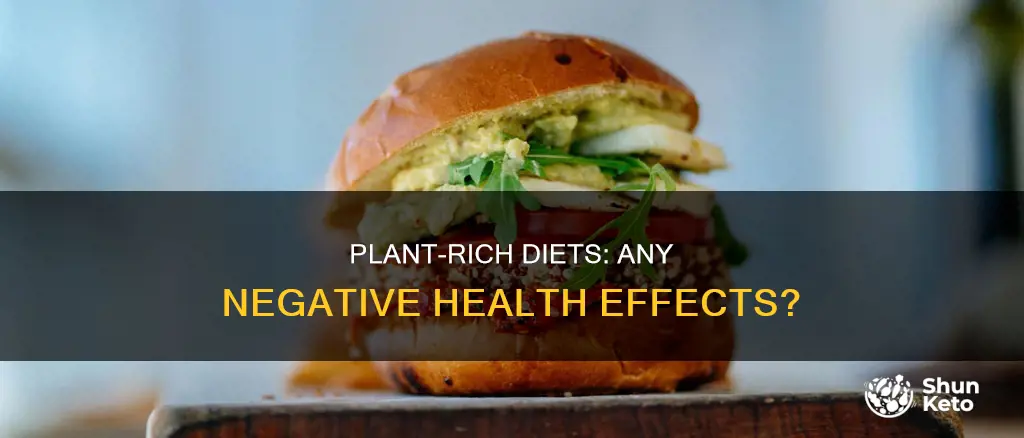 are there any negstive effects of a plant rich diet