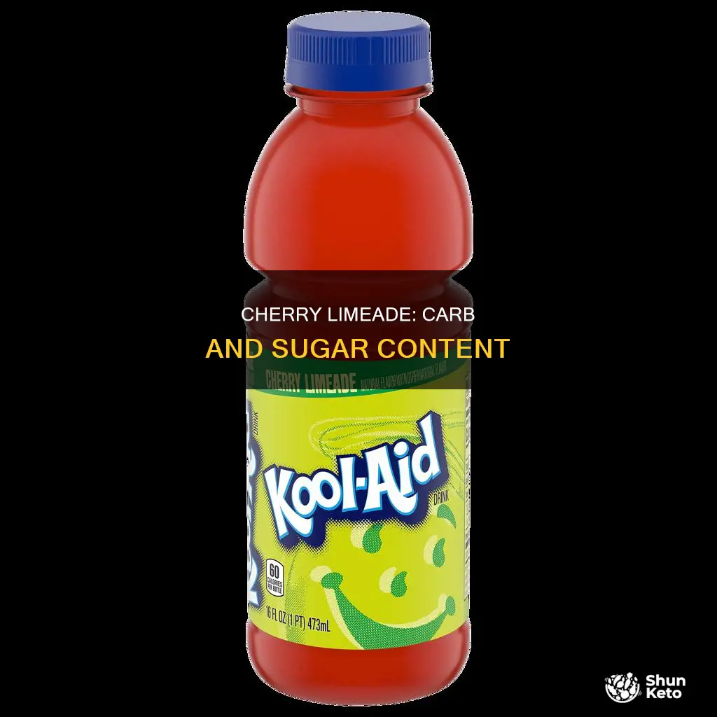 are there carbs and sugar in a diet cherry limeade