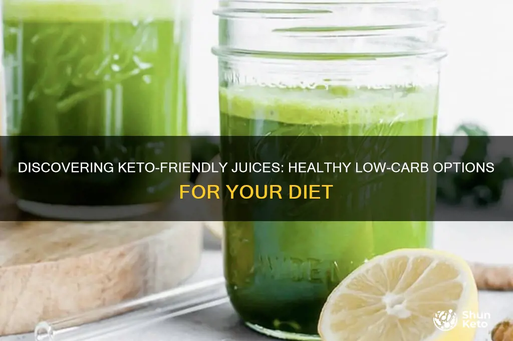 are there keto juices