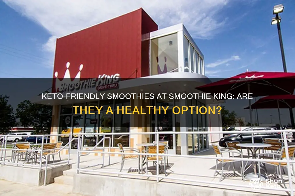 are there keto smoothies at smoothie king