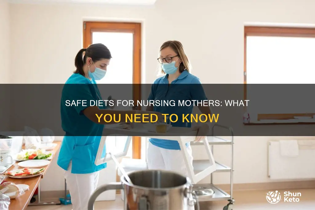 are there safe diets to do while nursing a baby