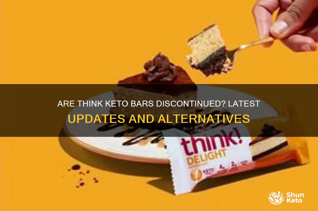 are think keto bars discontinued