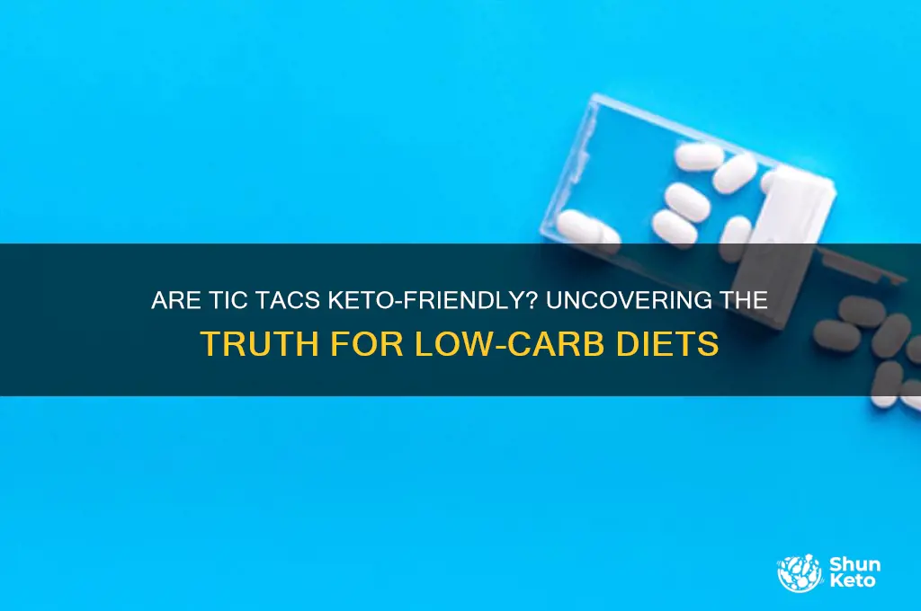 are tic tacs keto