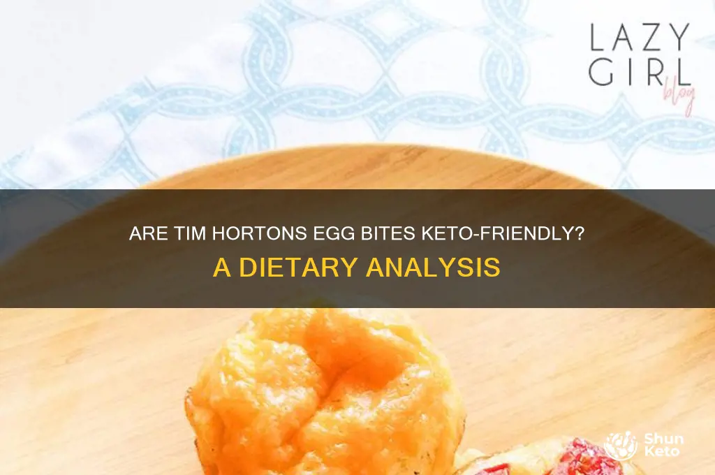 are tim horton egg bites keto