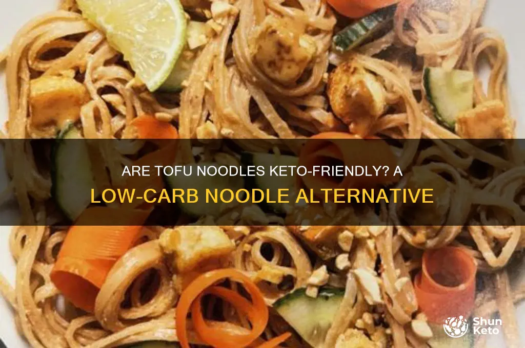 are tofu noodles keto