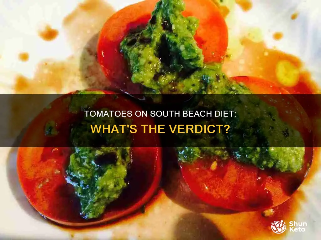 are tomatoes allowed on south beach diet