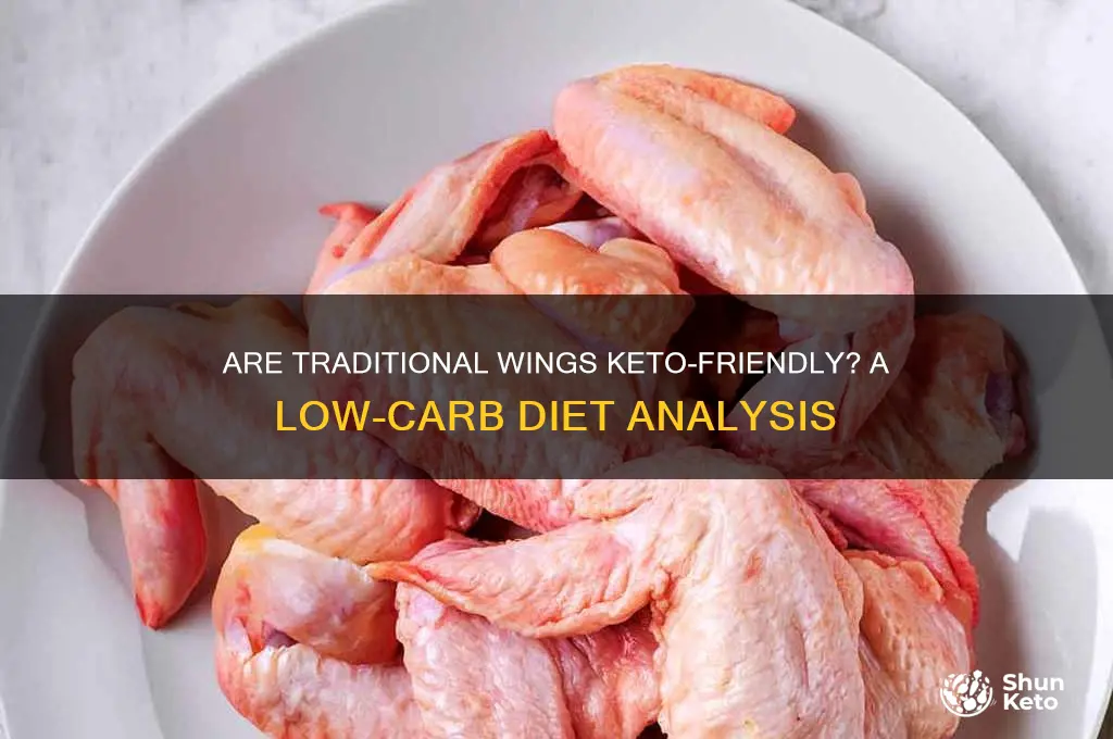 are traditional wings keto