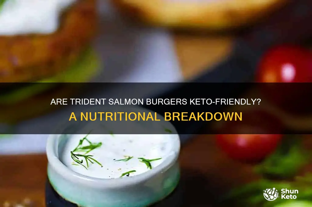 are trident salmon burgers keto