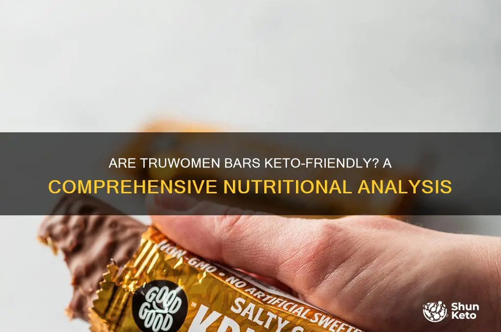 are truwomen bars keto