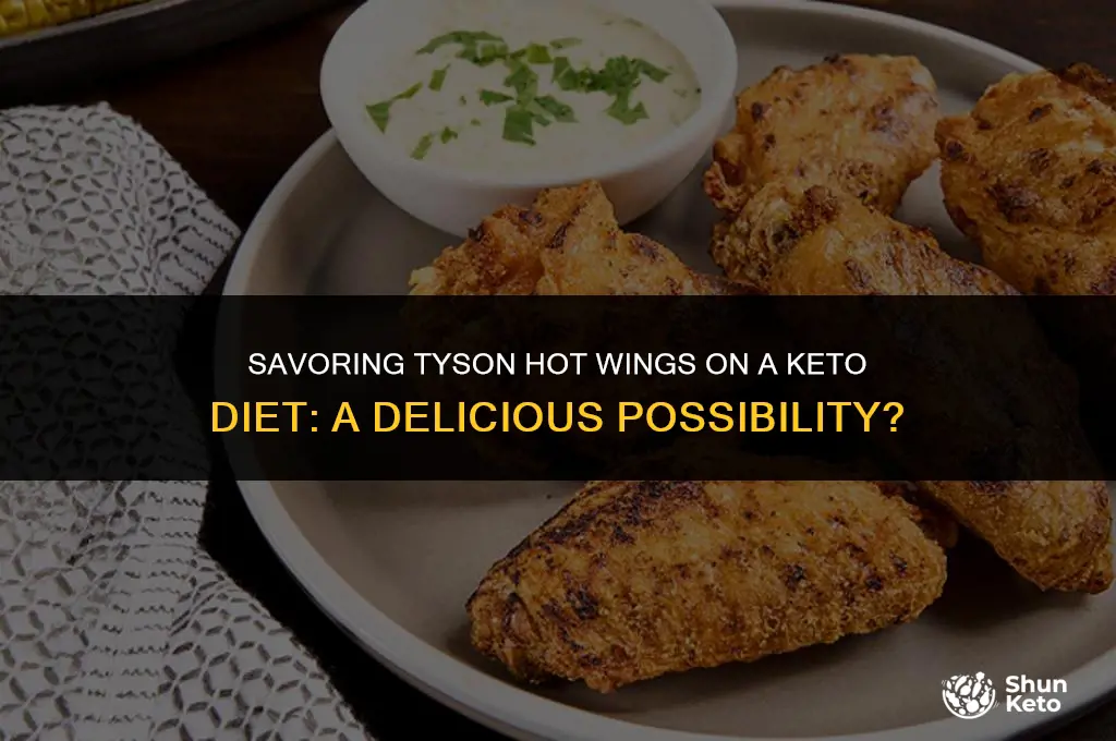are tyson hot wings keto friendly
