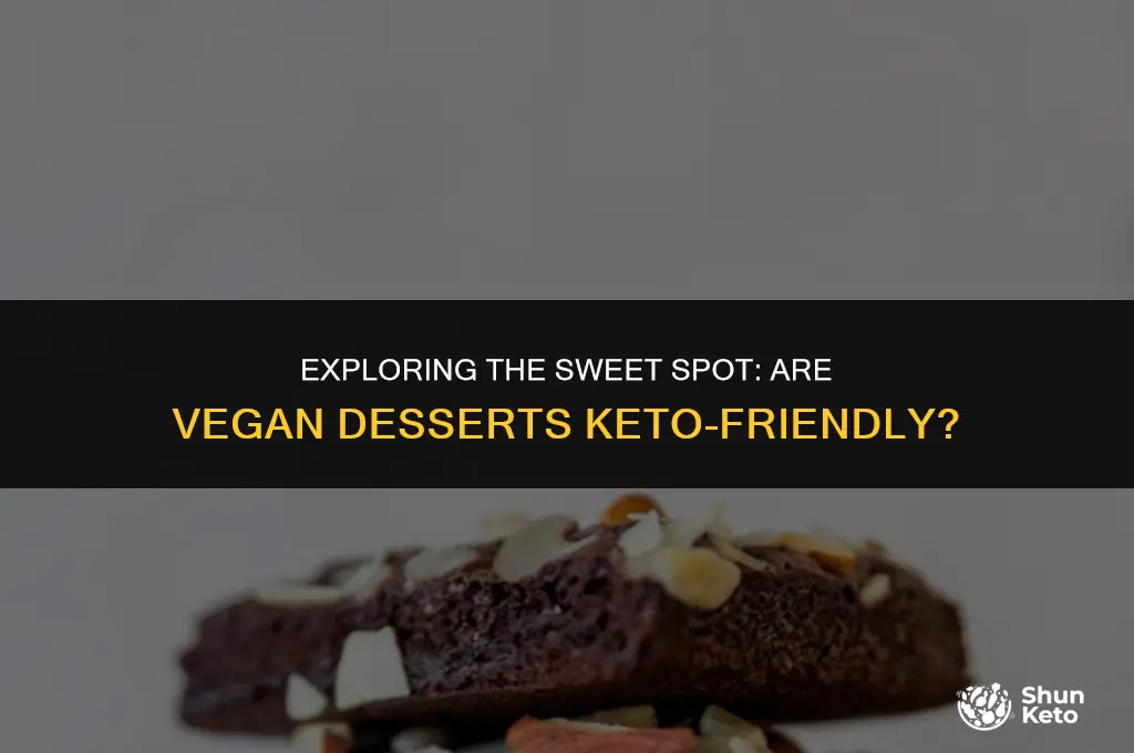 are vegan desserts keto friendly
