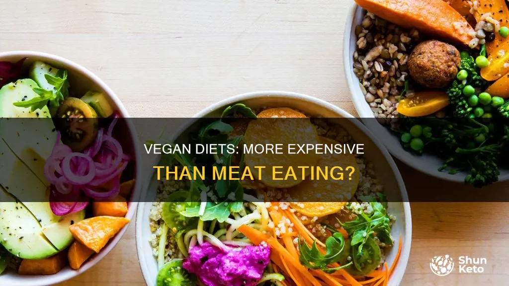 are vegan diets more expensive than omnivorous