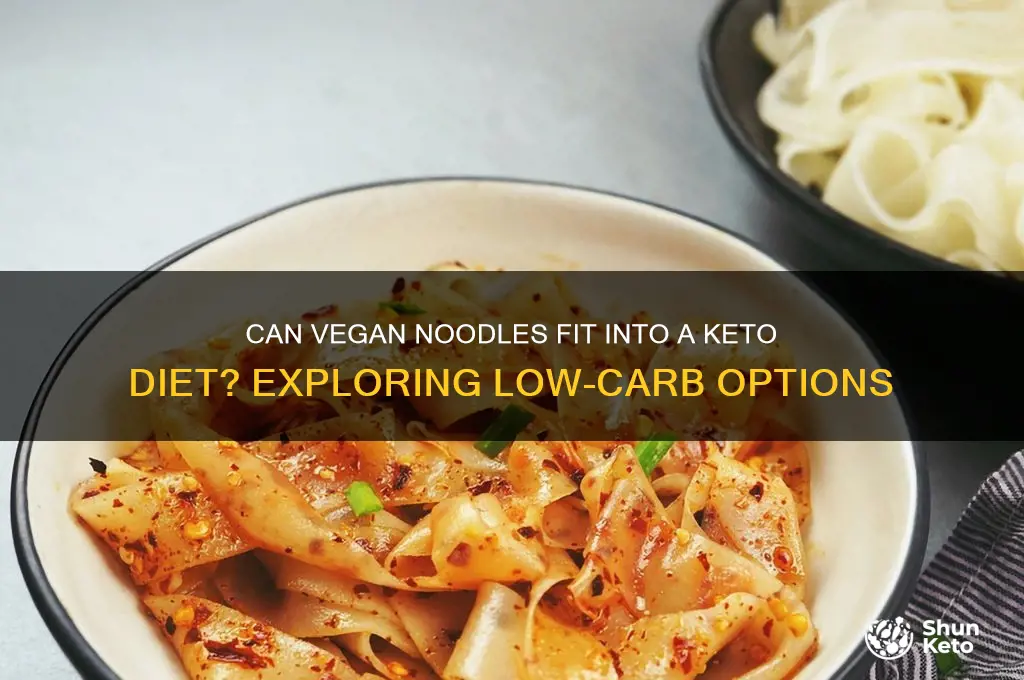 are vegan noodles keto