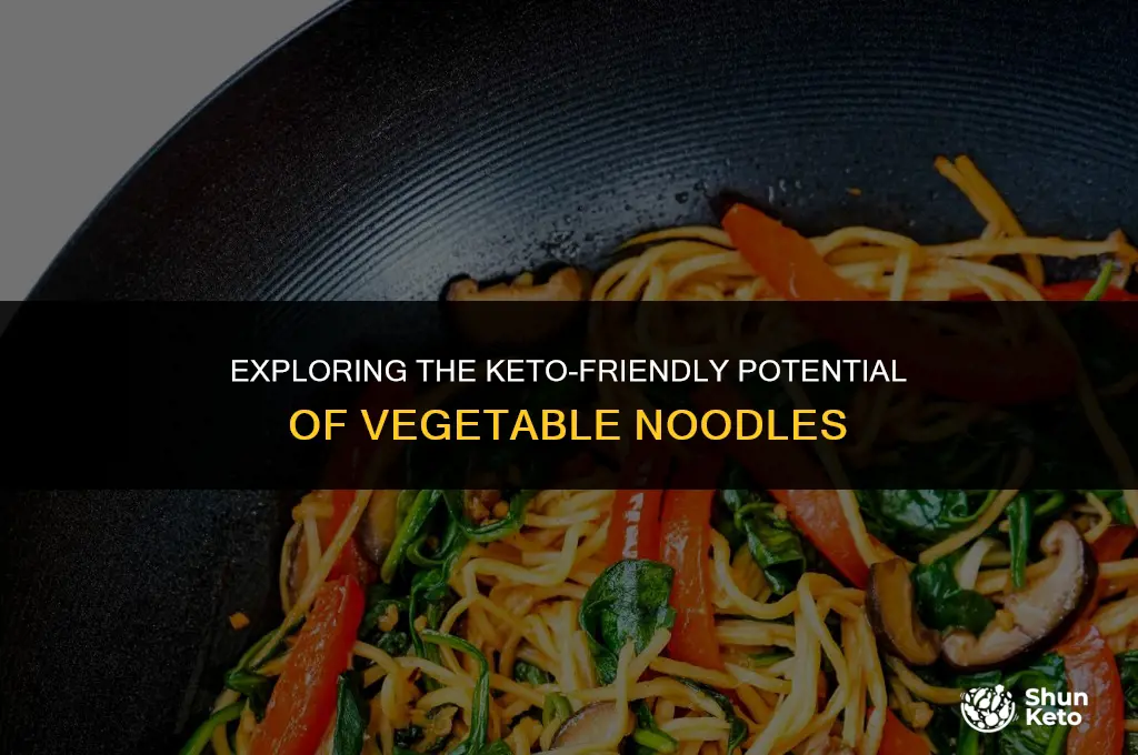are vegetable noodles keto friendly