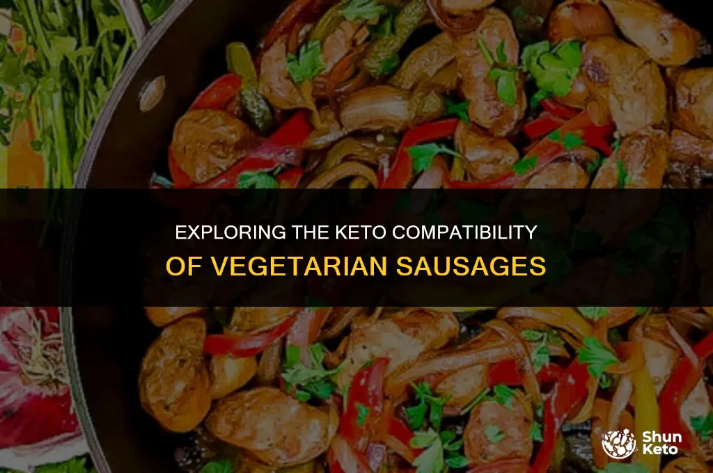 are vegetarian sausages keto friendly