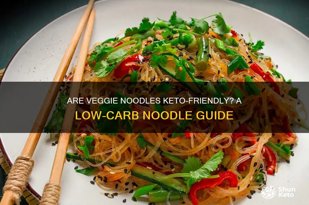are veggie noodles keto