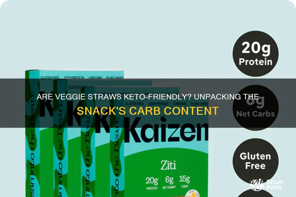 are veggie straws chips keto