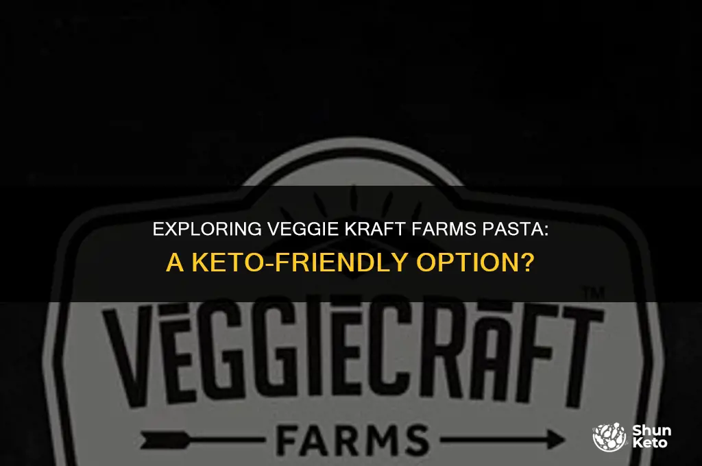 are veggiekraftfarms pasta keto friendly
