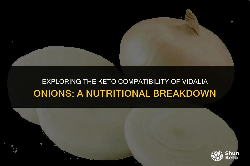 are vidalia onions keto friendly