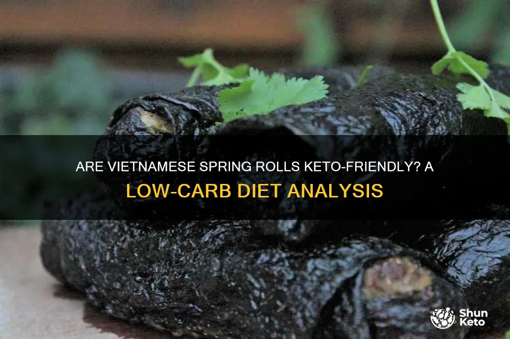 are vietnamese spring rolls keto