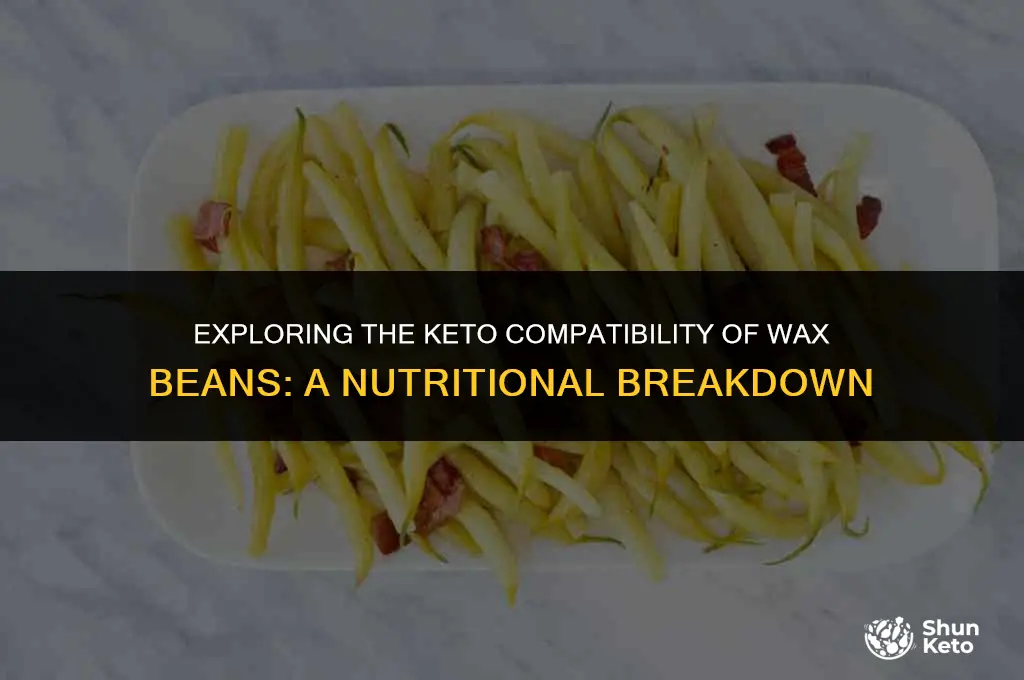 are wax beans keto friendly