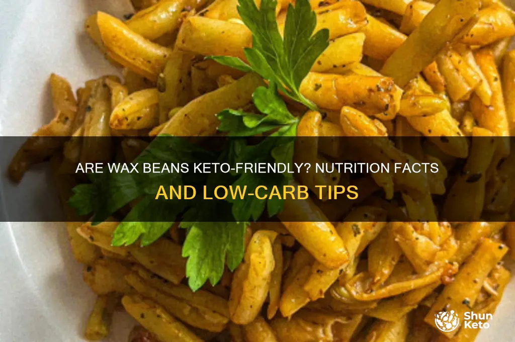 are wax beans keto