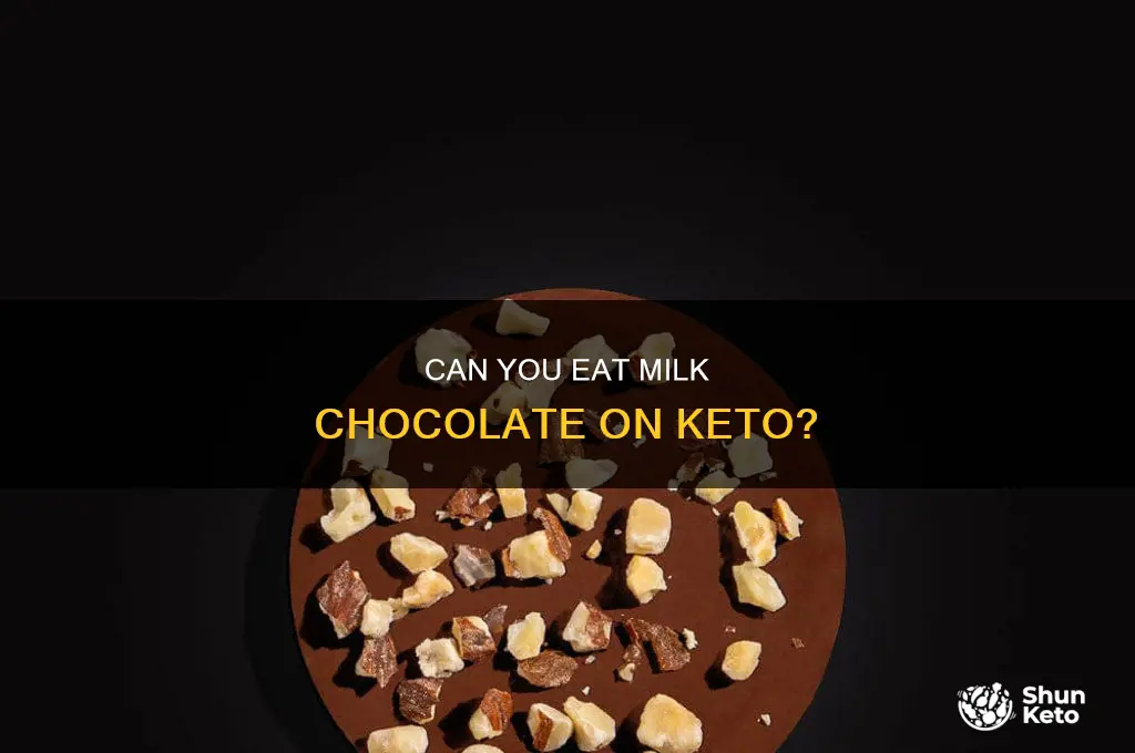 are we allowed to eat milk chocolate on keto