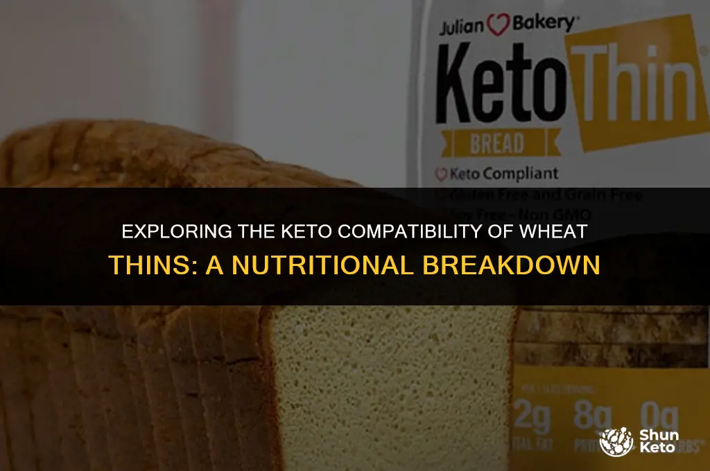 are wheat thins keto friendly