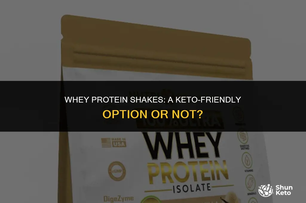 are whey protein shakes keto friendly