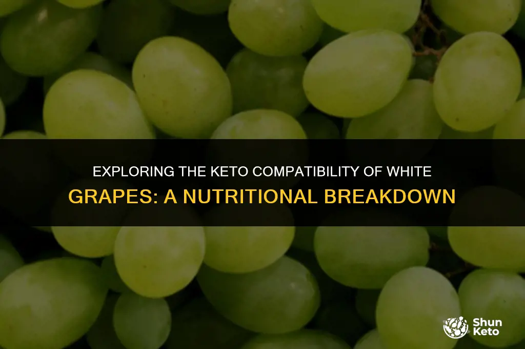 are white grapes keto friendly