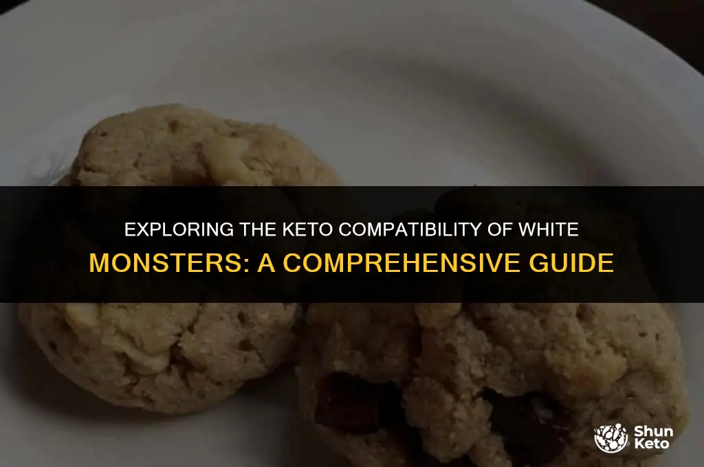 are white monsters keto friendly