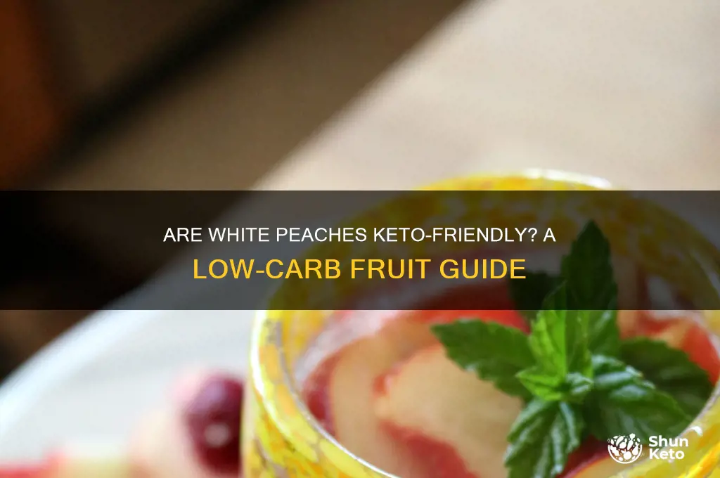 are white peaches keto