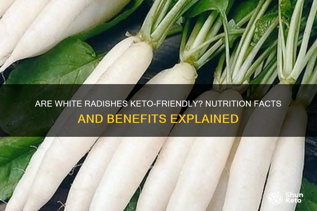 are white radishes keto