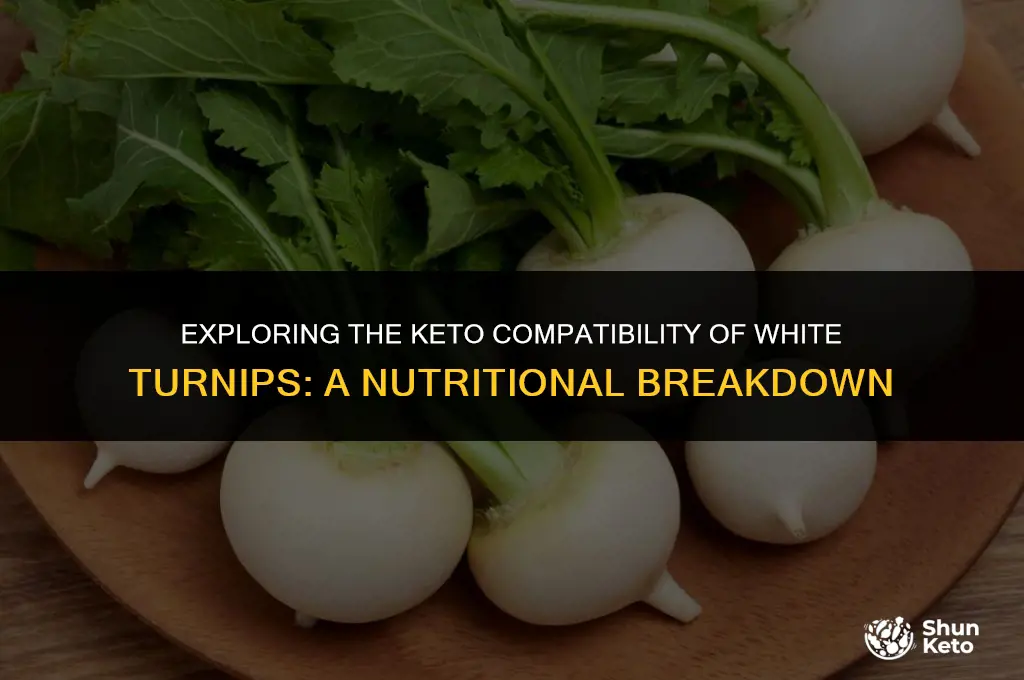 are white turnips keto friendly