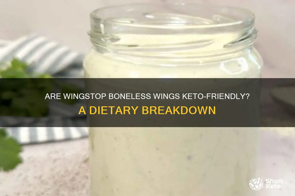 are wingstop boneless wings keto