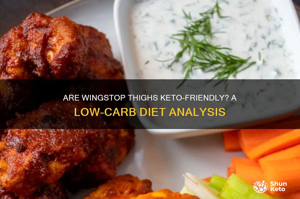 are wingstop thighs keto