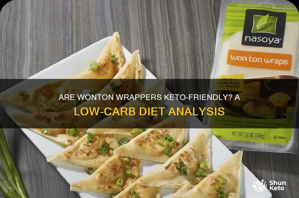 are wonton wrappers keto
