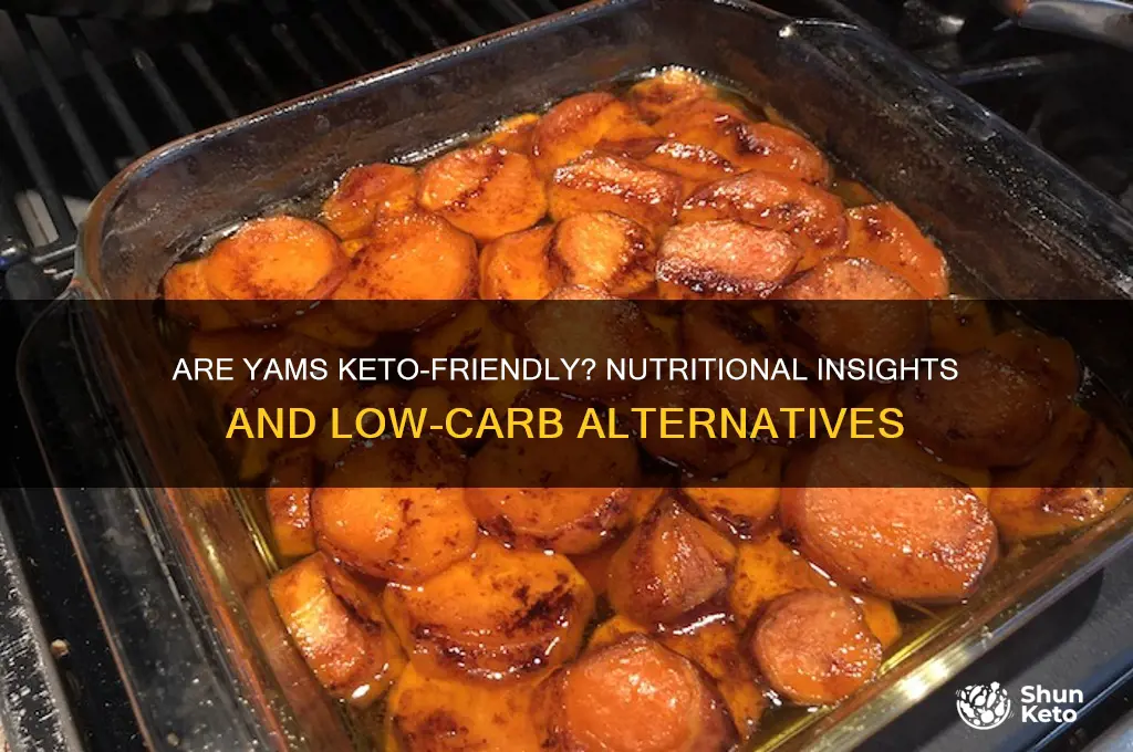 are yams keto